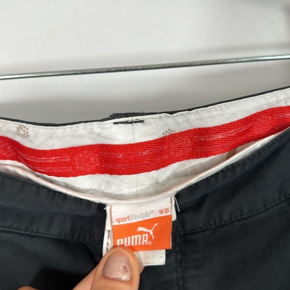 Puma Men’s Black Cargo Shorts - Picture 5 of 7